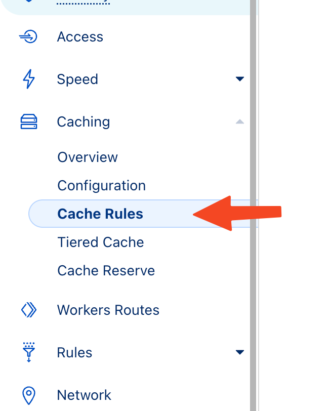 Cloudflare Cache Rules