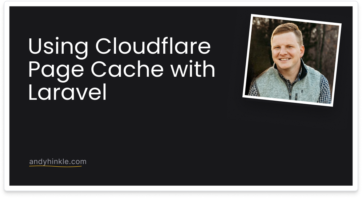 Using Cloudflare Page Cache with Laravel